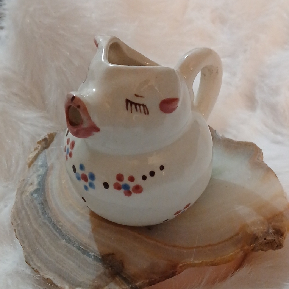 Charming Ceramic Pig Pitcher